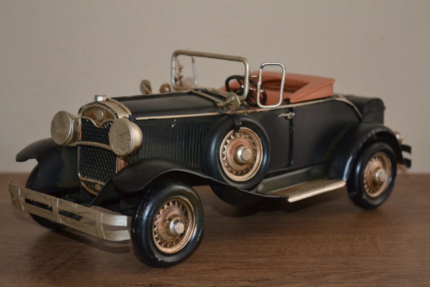 Kovový model - VETERÁN KABRIOLET 25x11