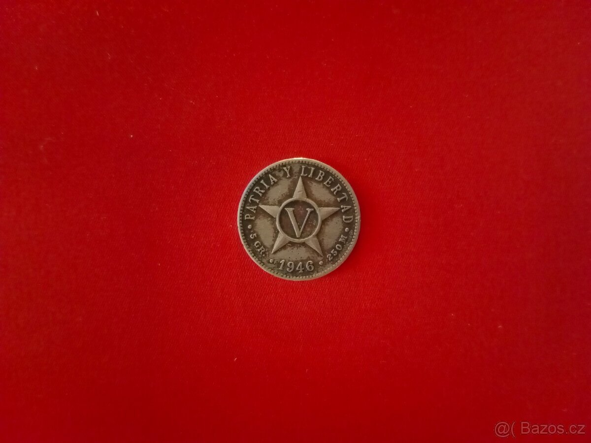 KUBA 5 CENTAVOS 1946 - 2KS