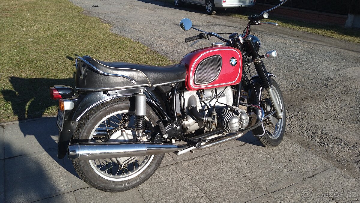 BMW R 50/5, sednout a jezdit