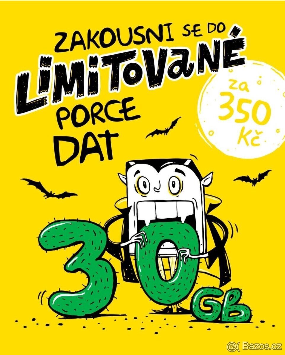Kaktus sim 30GB/175,- Kč