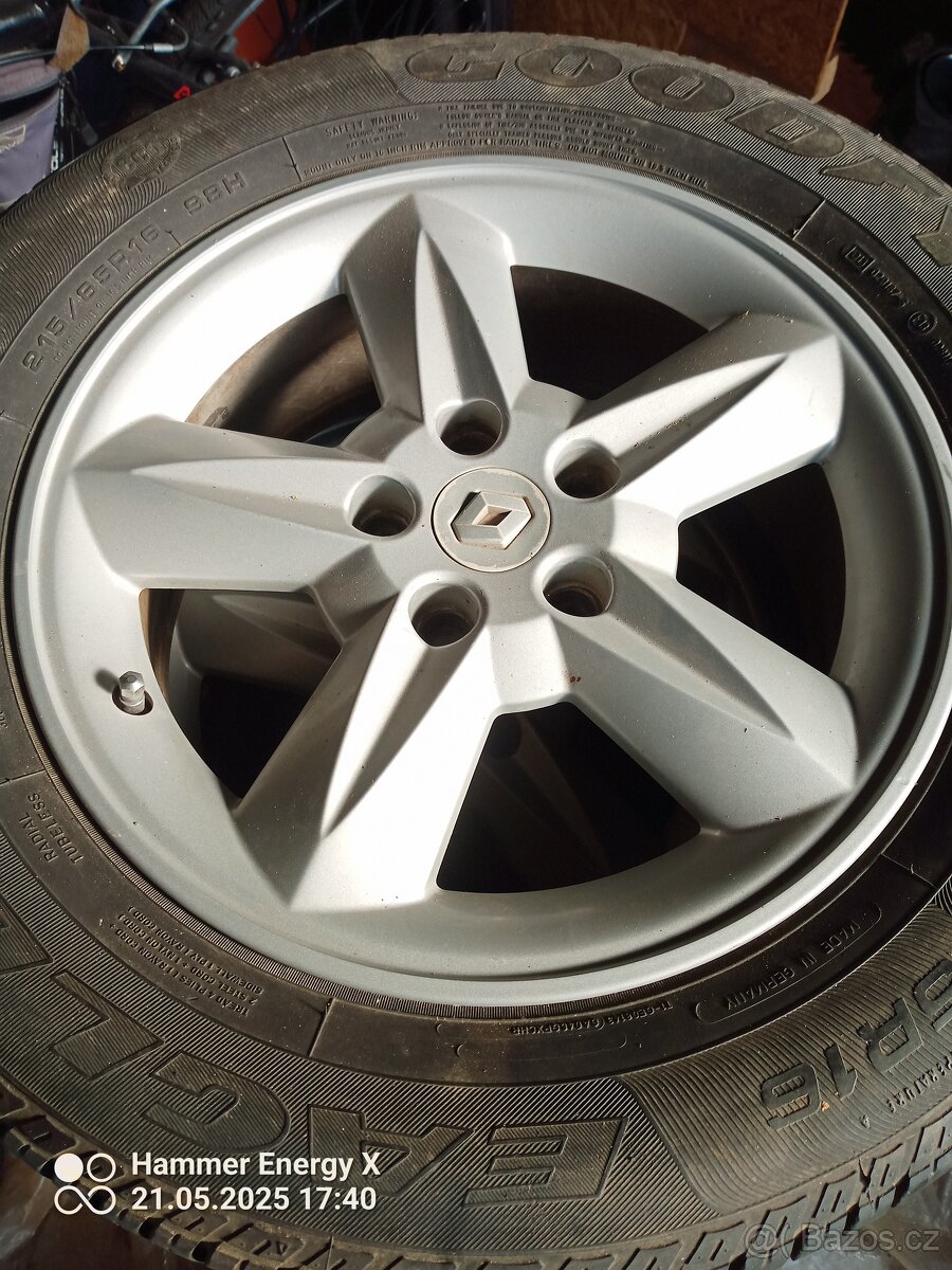 Litá kola Renault 16" 5-ti díra