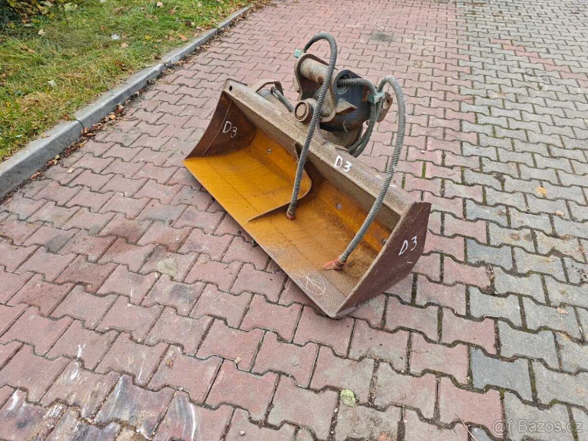 Lžíce svahová hydraulická 120 cm, D3