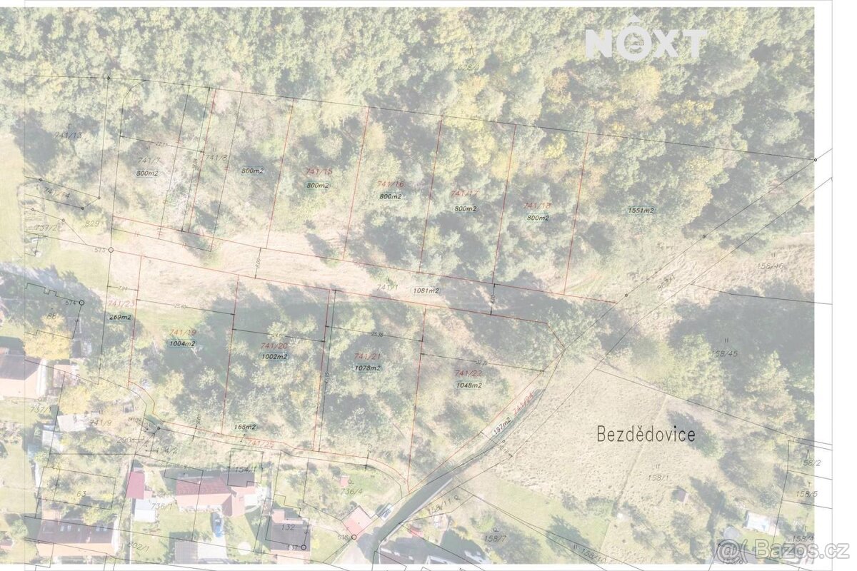 Prodej pozemek Bydlení, 1551㎡