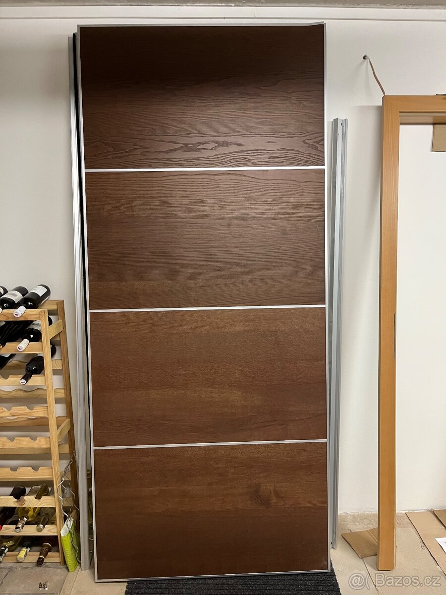 Posuvné dveře na skříň Ikea PAX o šířce 200 cm
