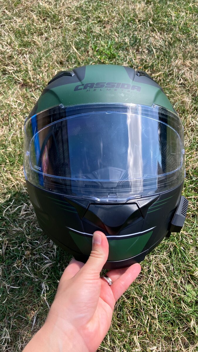 Helma na motorku CASSIDA Apex fusion vel. s