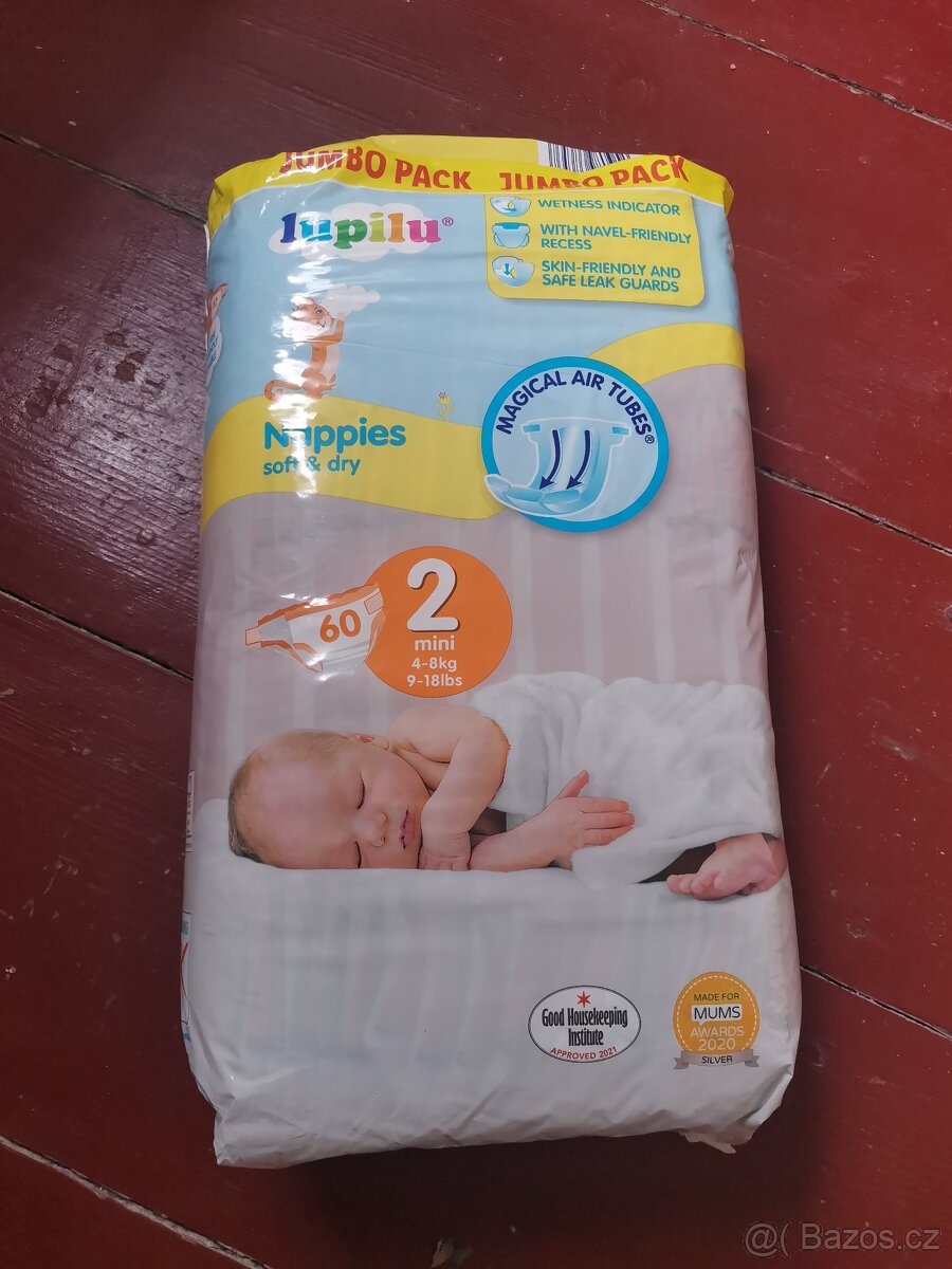 Prodám 1 balení plenky lupilu 4-8kg