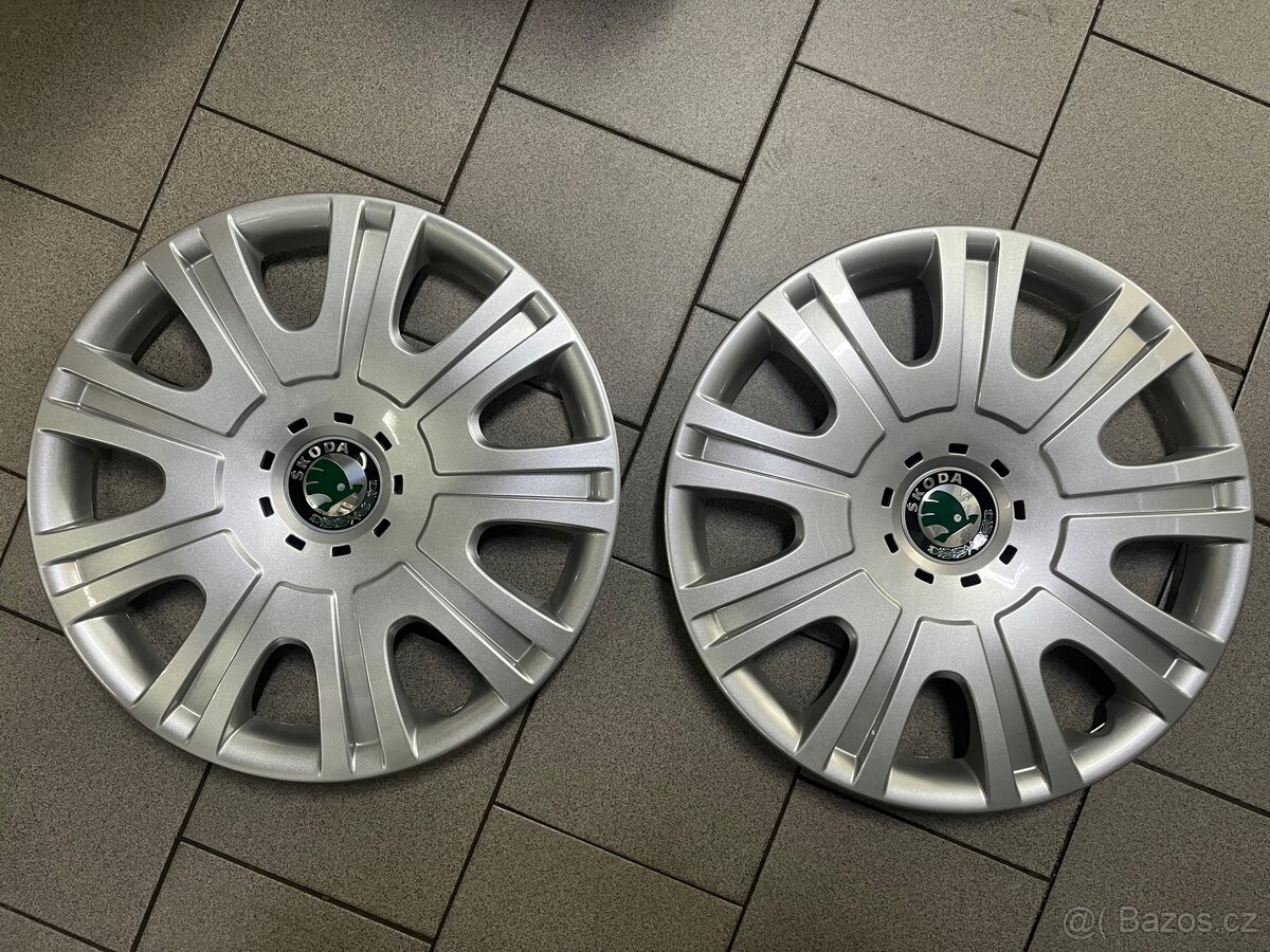 Poklice 15” 2ks škoda