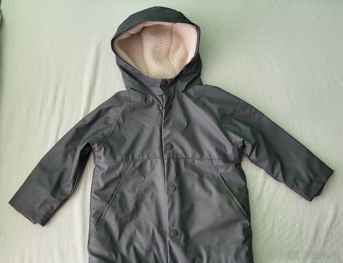Zara vyteplena nepromokava bunda vel.98-TOP STAV