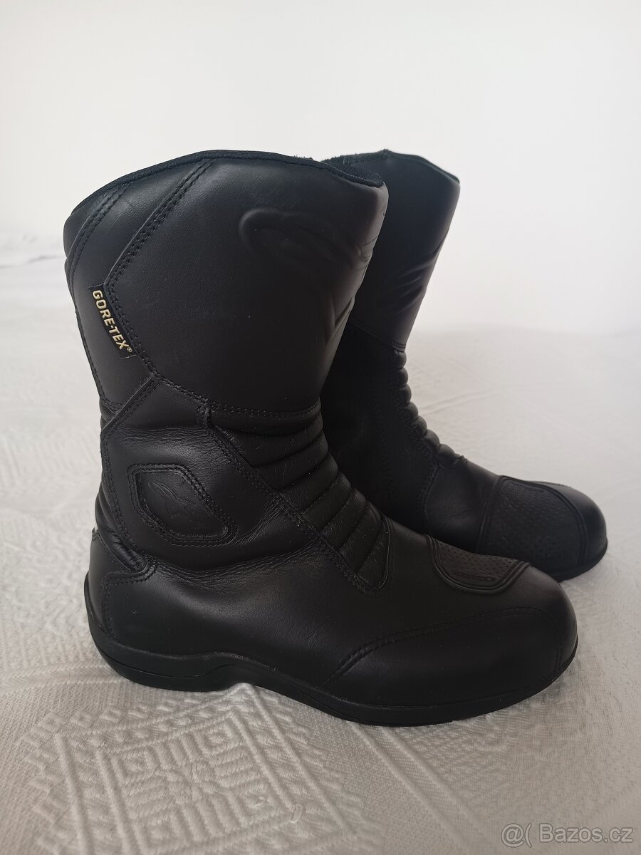 velikost 38 - kozene moto cizmy ALPINESTARS goretex