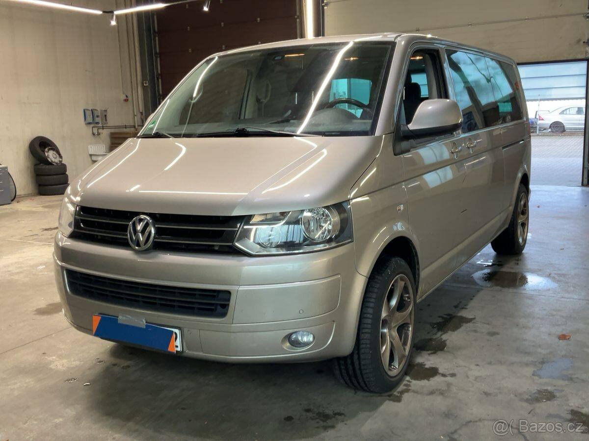 VW Multivan T5 2.0 TDI 103kW LONG,Match,2xšoupačky,tažné.