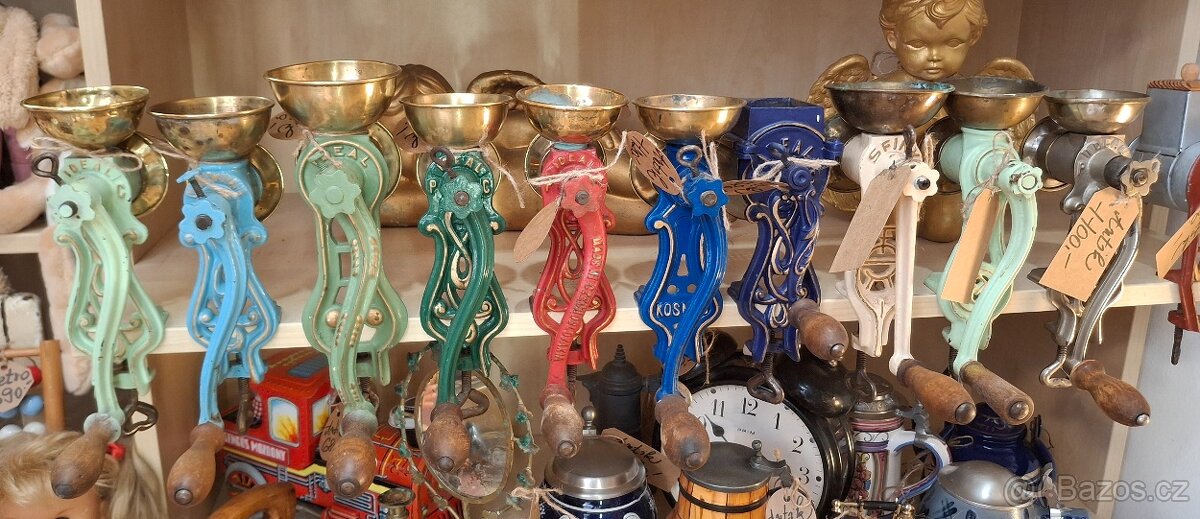 Staré mlýnky na mák - rozprodej sbírky