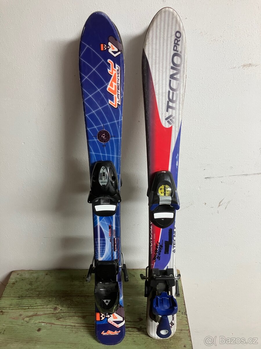 Prodám dětské lyže délka 80cm