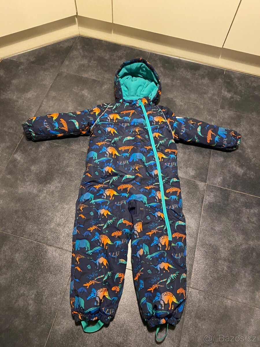 ❄️ Dětská zimní kombinéza LEWRO + lyžáky (Praha 9)