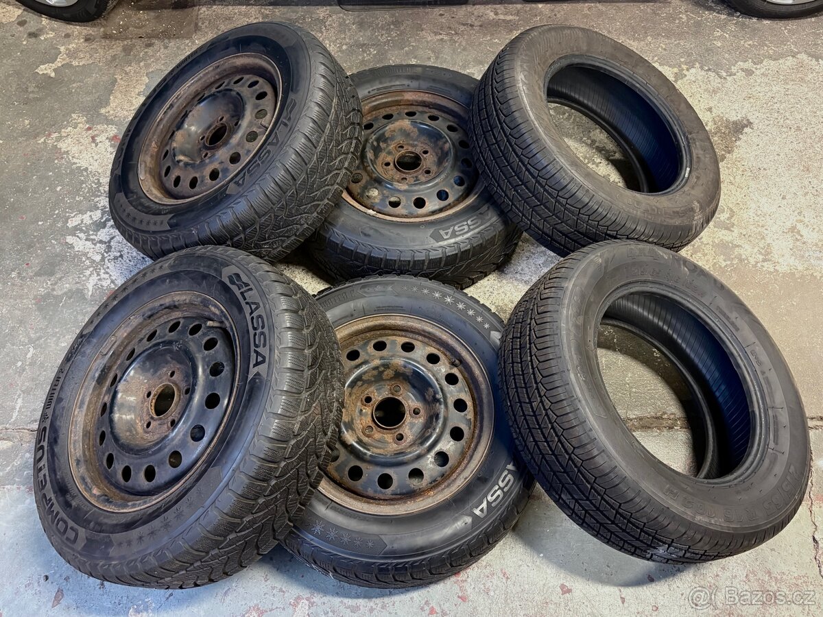 Zimní kola 215/65 R16 disk 5x114,1 střed 67mm