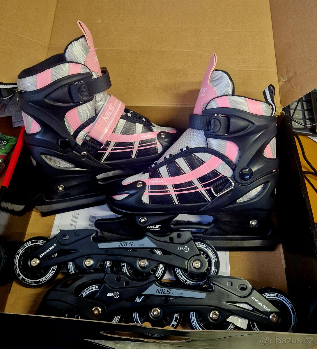 Dětské posuvné brusle vel.35-38