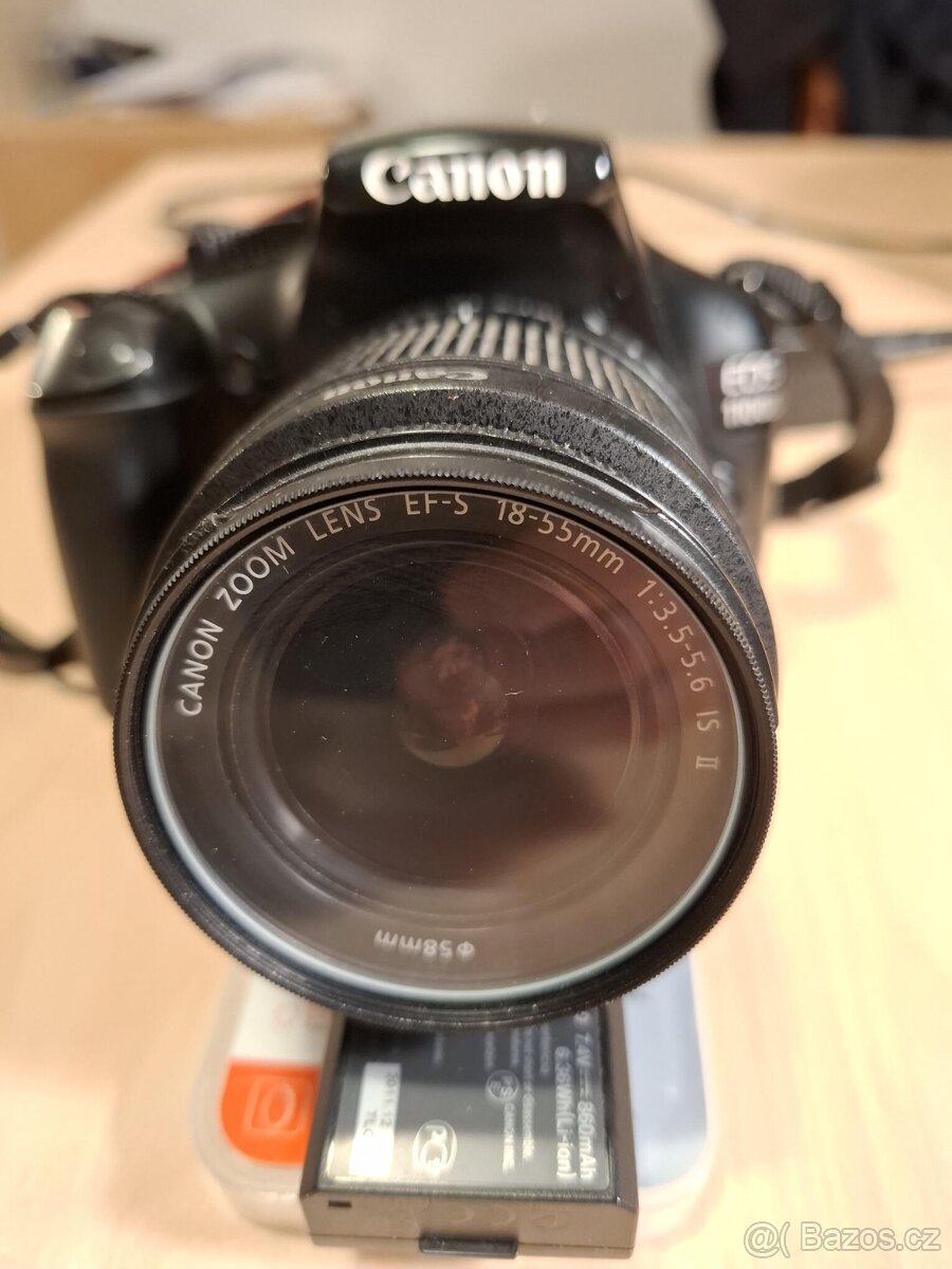Canon EOS 1100D - objektiv 18–55 mm, 32GB karta, brašna