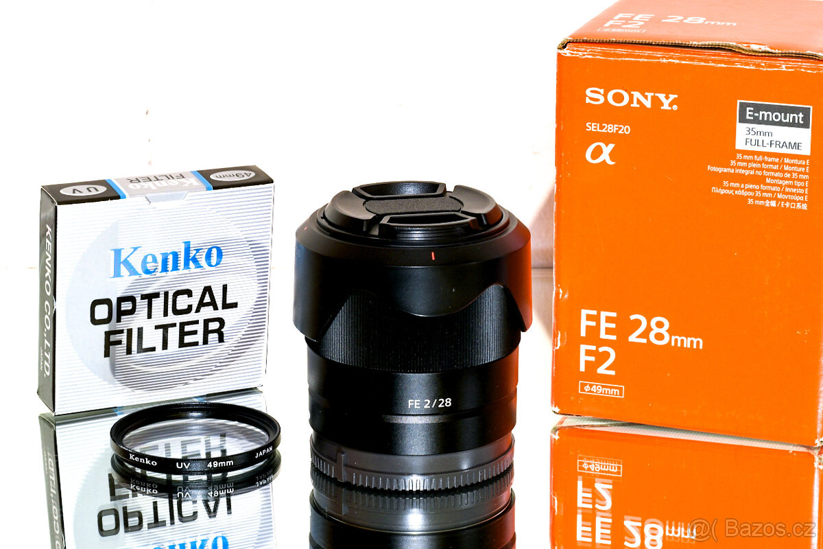 Sony FE 28mm F2 + UV Kenko TOP STAV