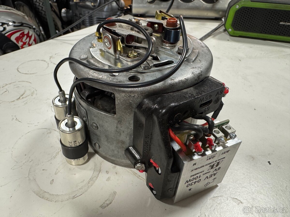 Zapalování JAWA-ČZ 6V 40W dvouválec, kostra +