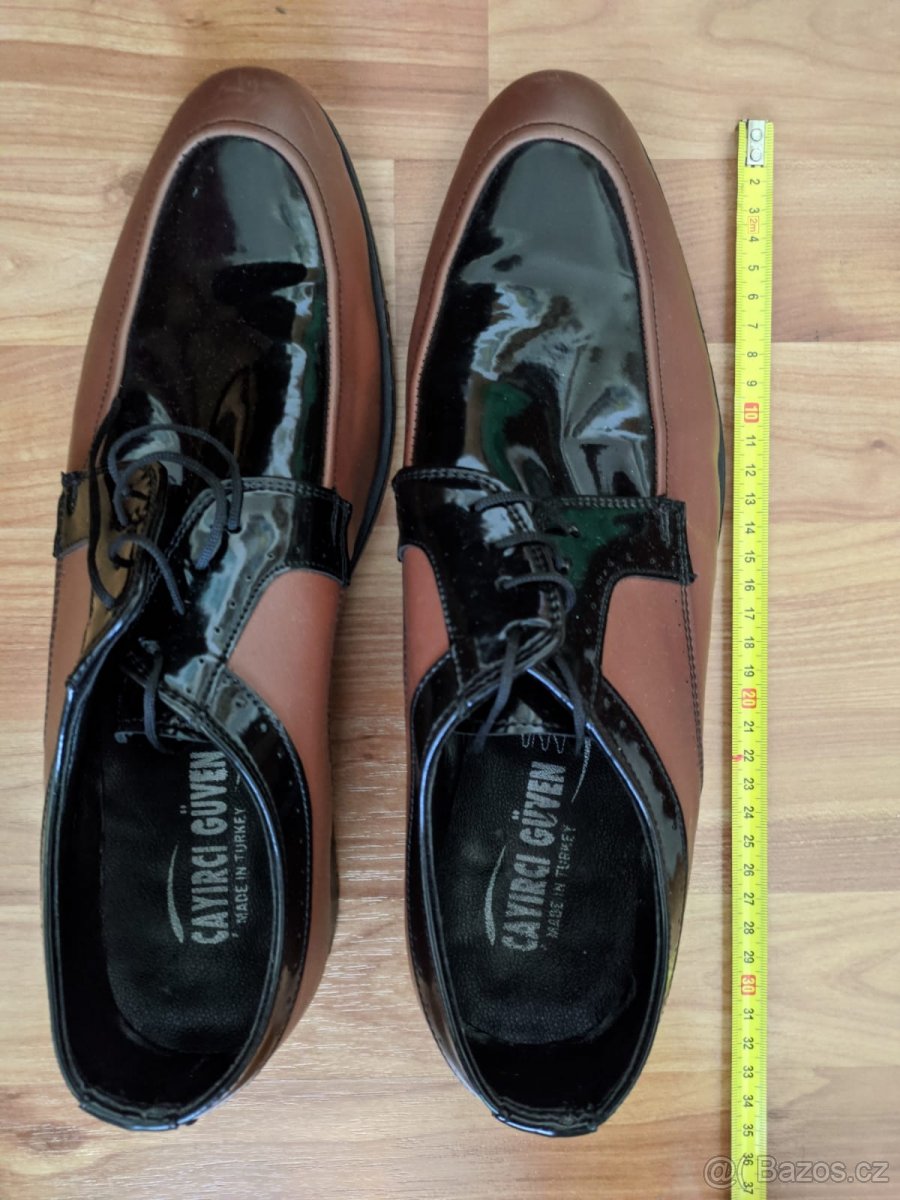 Kožené polobotky vel. 44 z Turecka