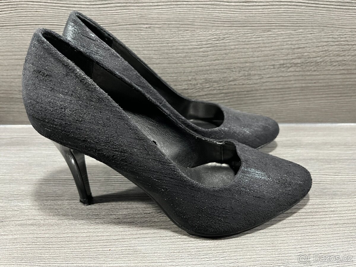 Černé společenské lodičky vel 38