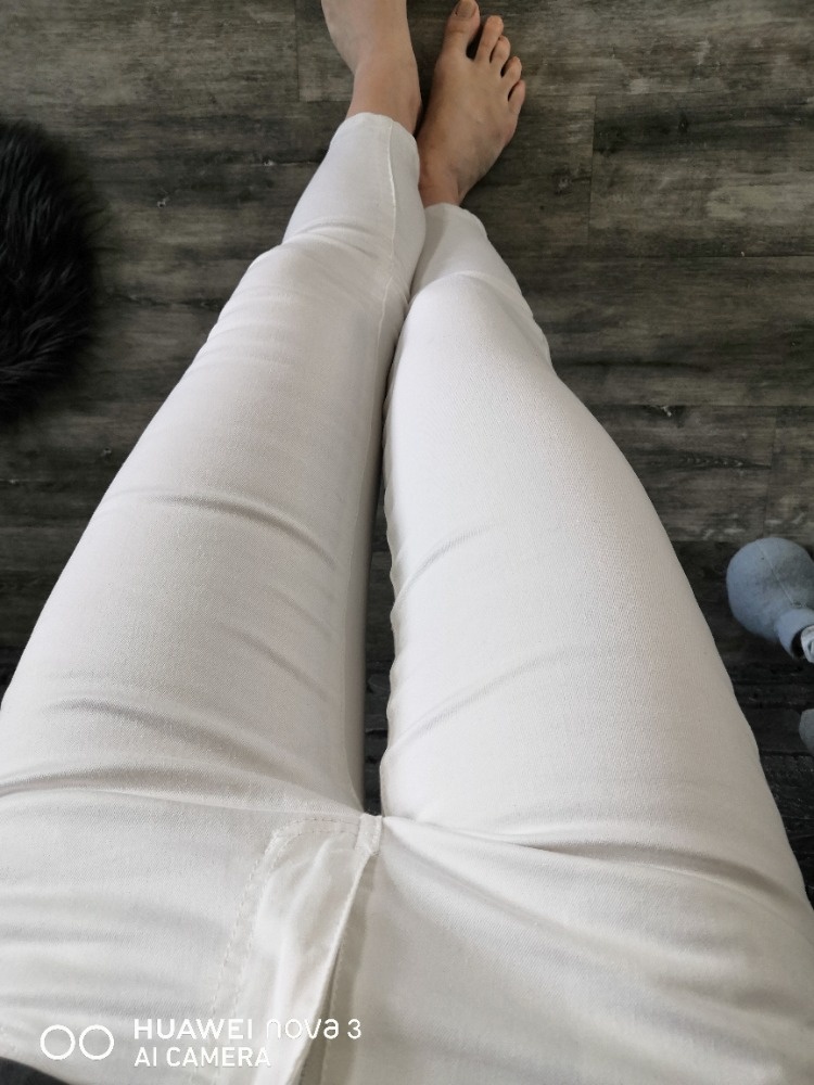 Bílé jeansy vel. XS