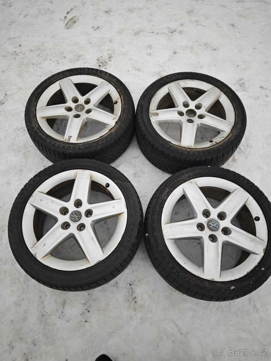 Prodám sadu 4 zimních kol – 17″, 5×112