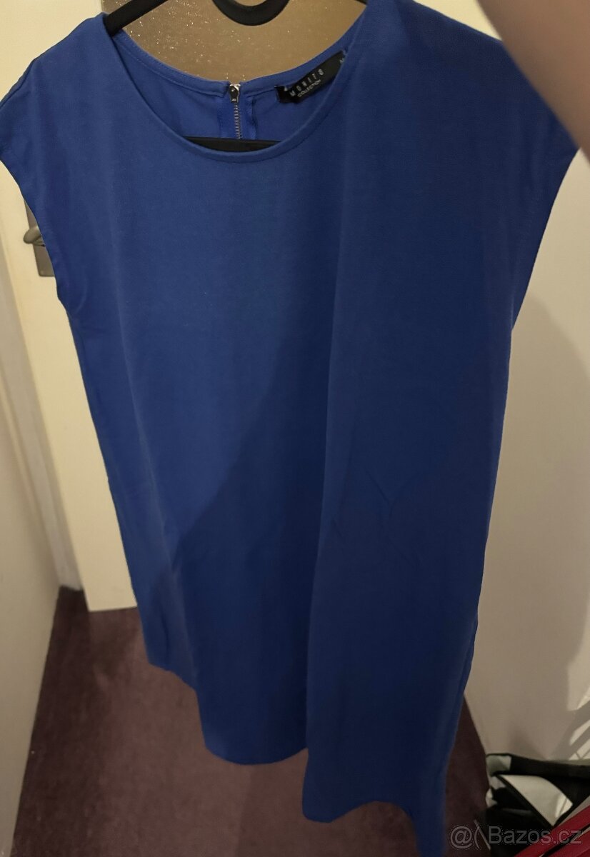 Modré dámské šaty vel. M Mohito