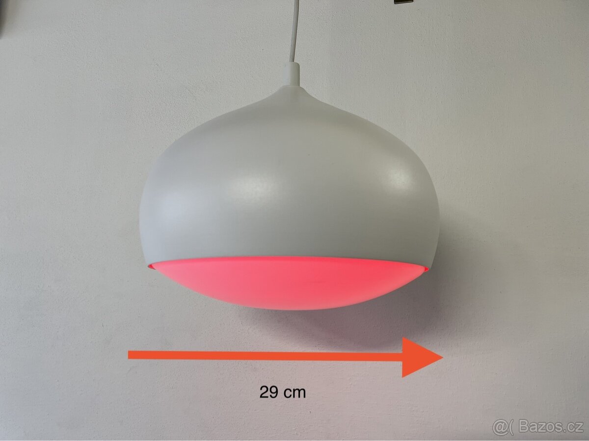 RGB LED závěsný lustr, 2300 lm, 29 cm