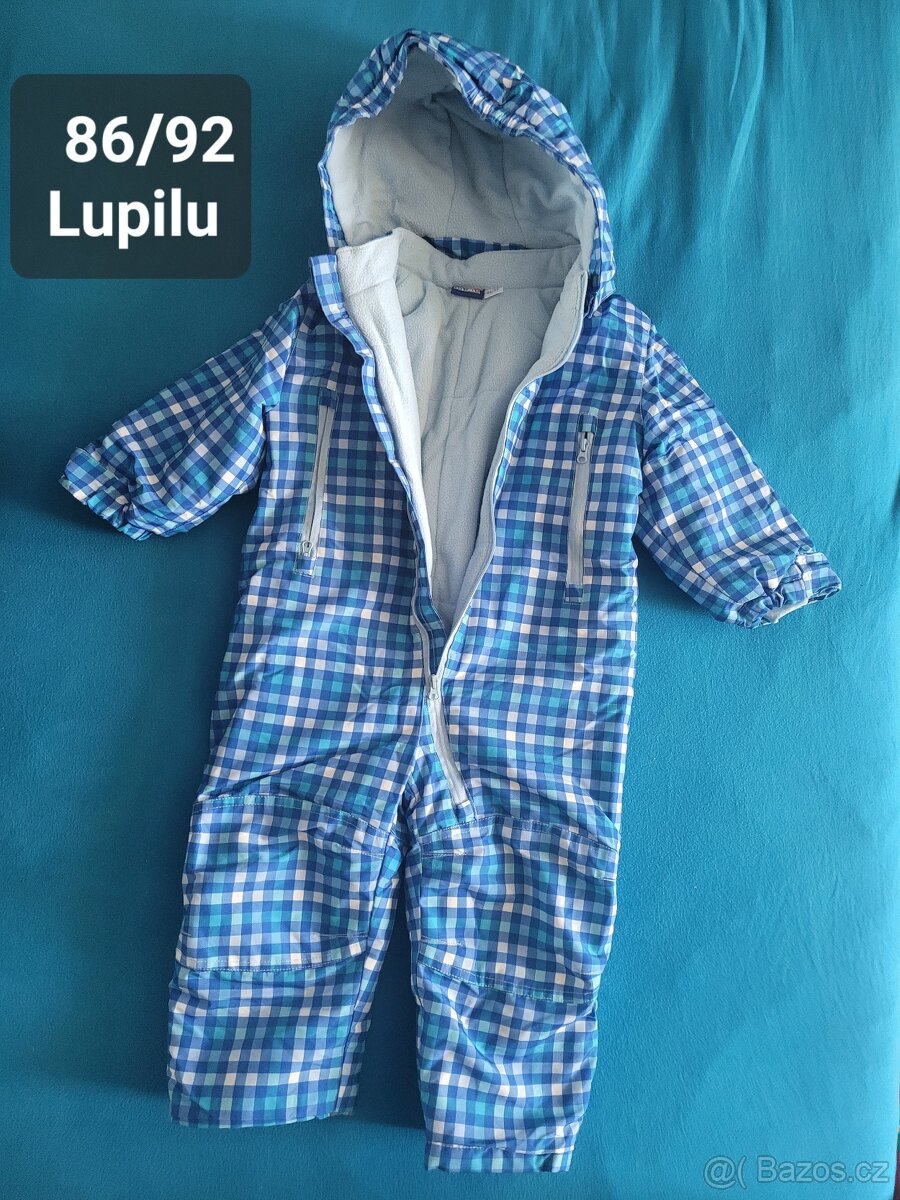 Kombinéza, bunda, džíny, mikiny, košile, nepromokavé oblečen