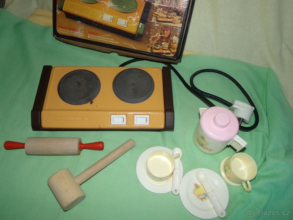 RETRO ELEKTRICKÁ DVOUPLOTÝNKA DETSKÁ HRAČKA
