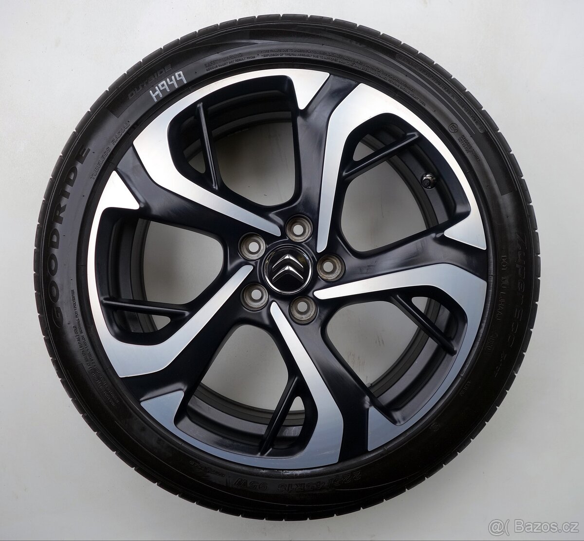 Citroen DS5 DS7 - Originání 18" alu kola - Letní pneu