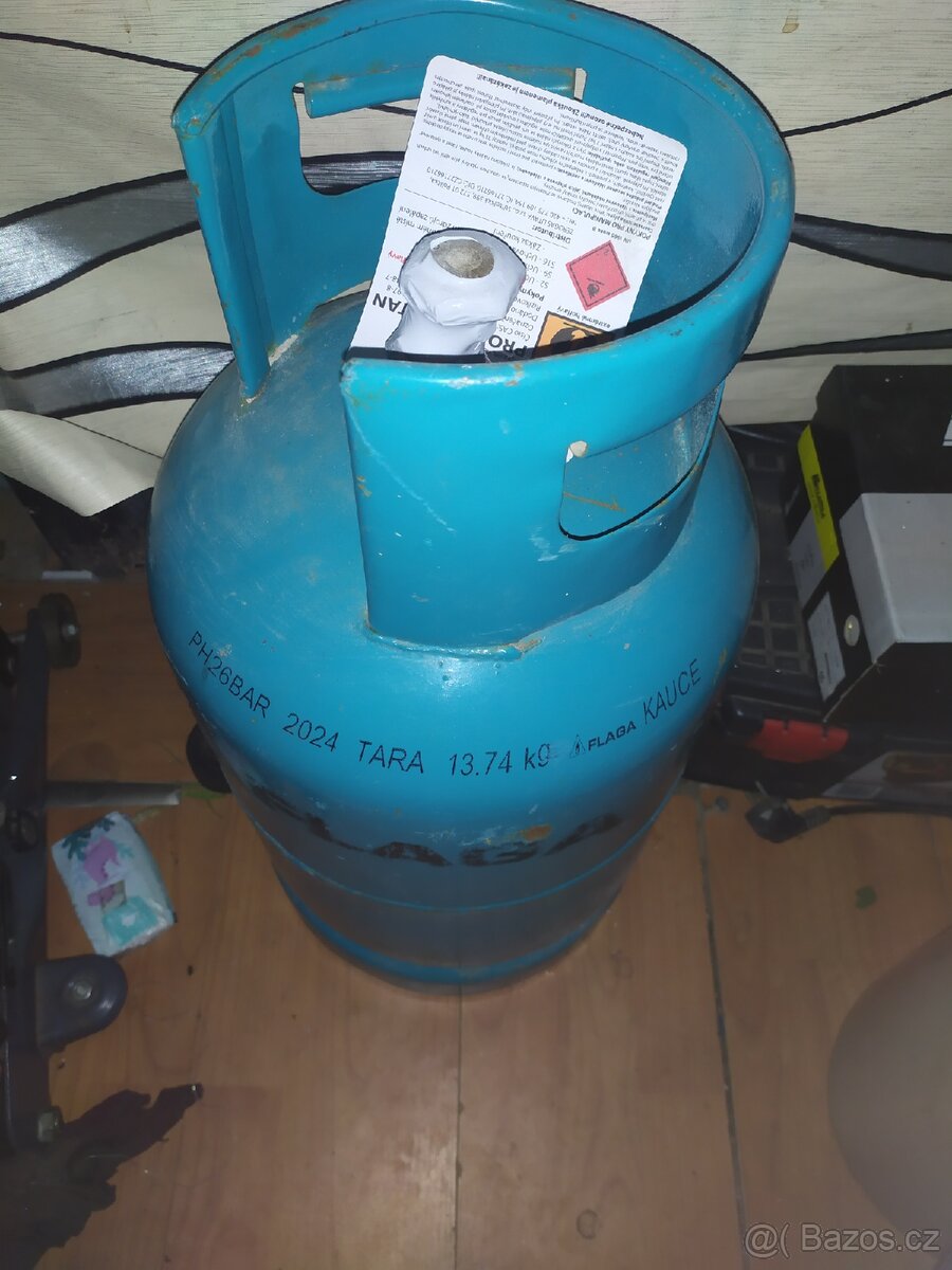 Plynová bomba 10 kg zaplombovana