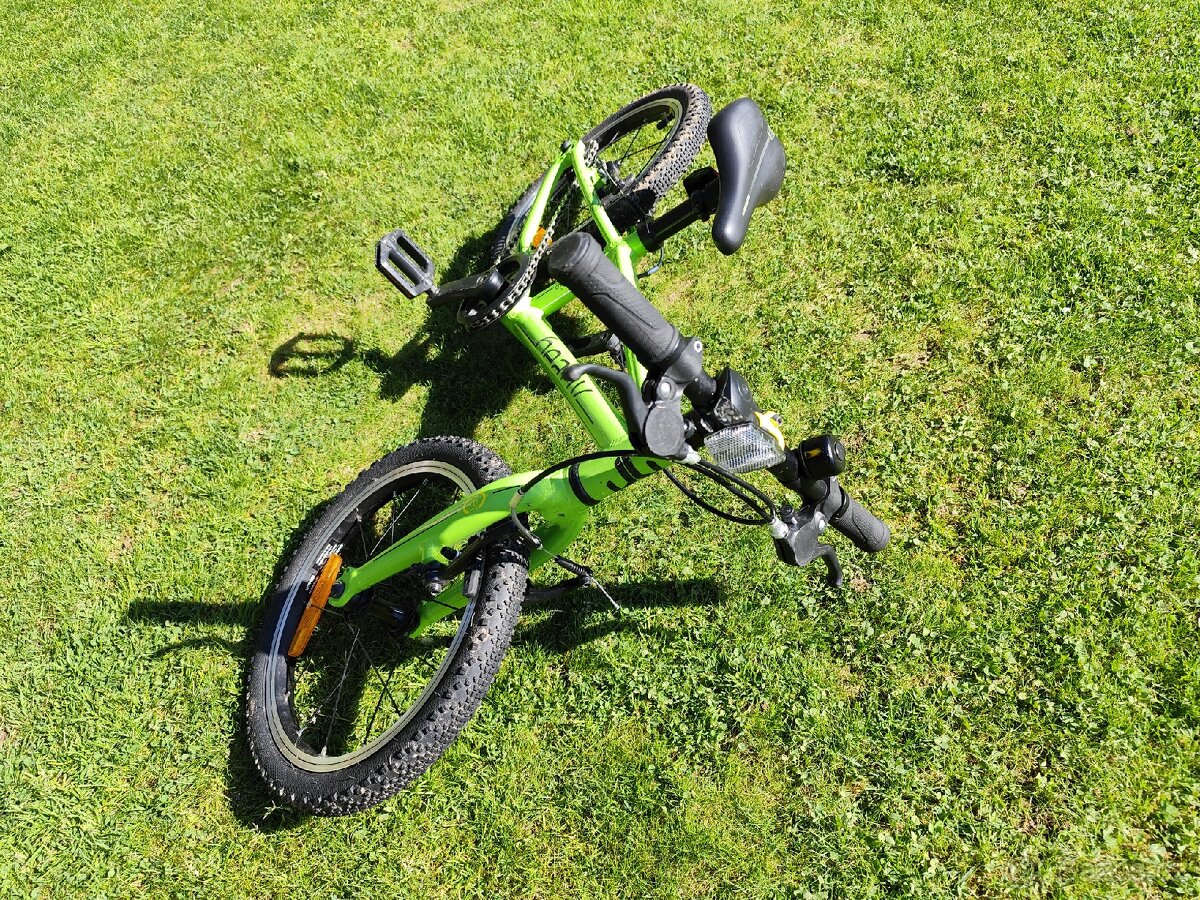 Dětské kolo Beany zero 16", zelená
