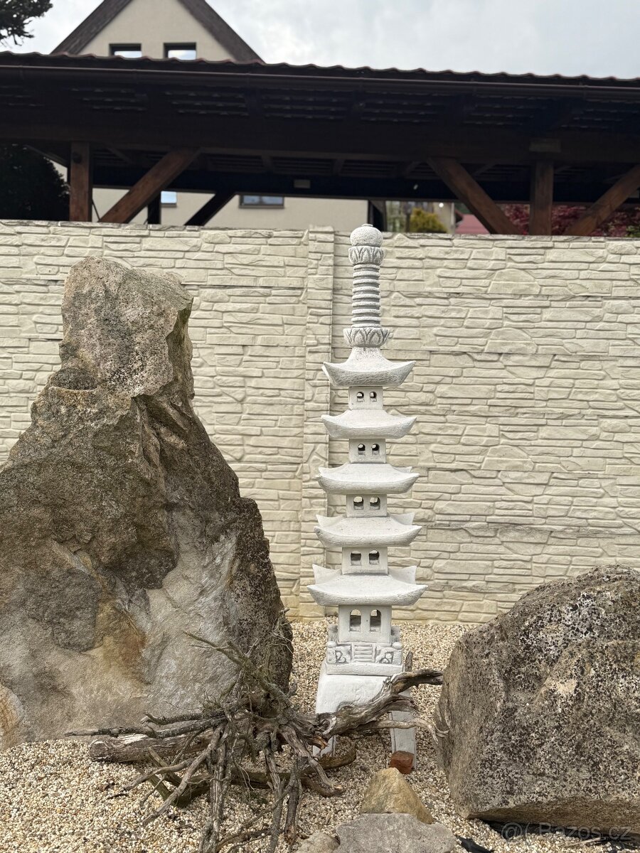 Japonsko, Pagoda, Socha, Lampa