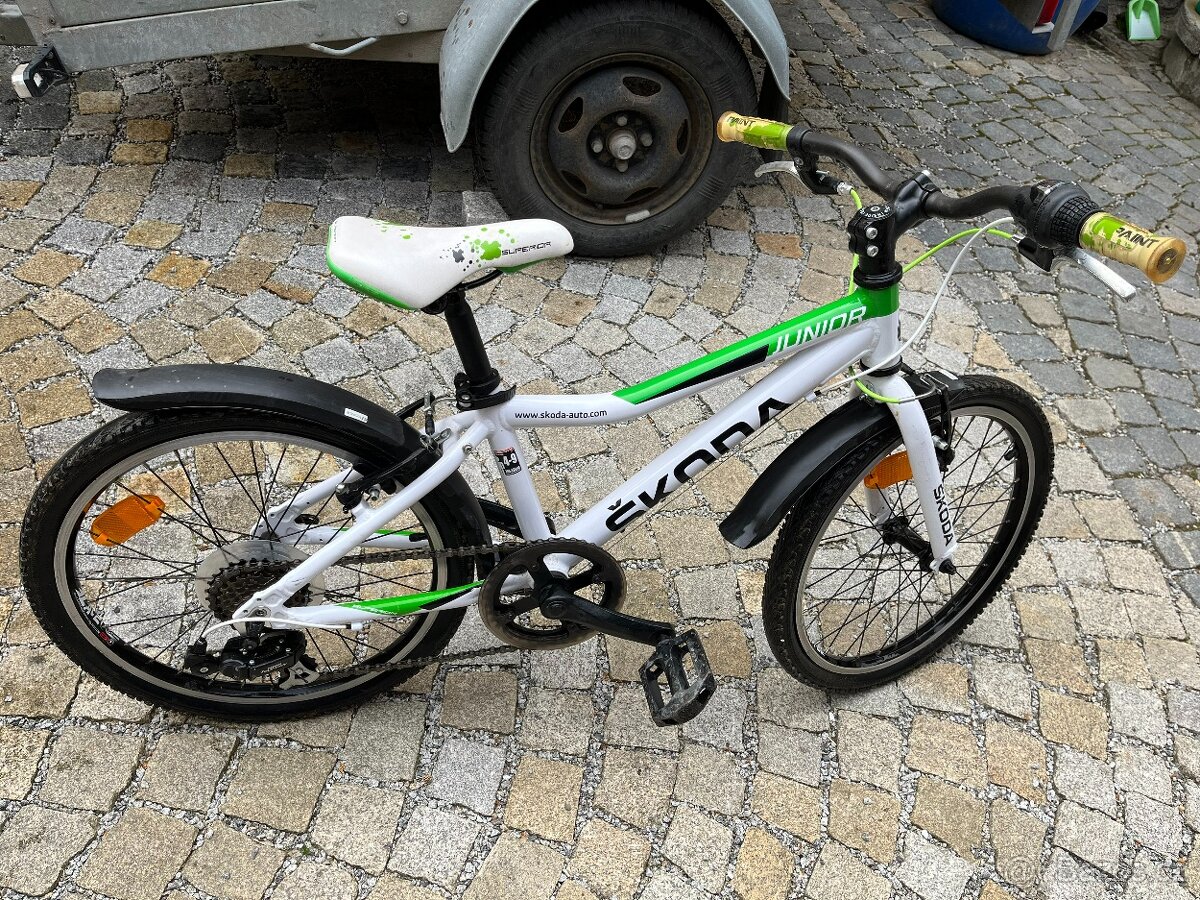 Dětské kolo superior 20 Škoda Junior,věk 4-9 let