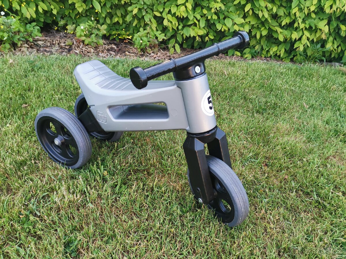 Odrážedlo FW Rider sport šedé, tiché