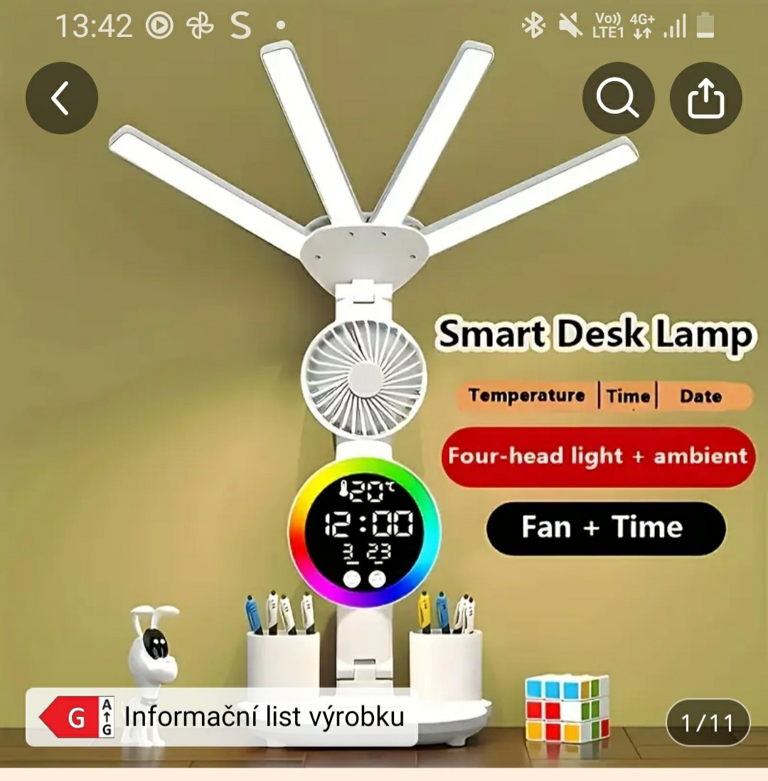 Nová led lampička