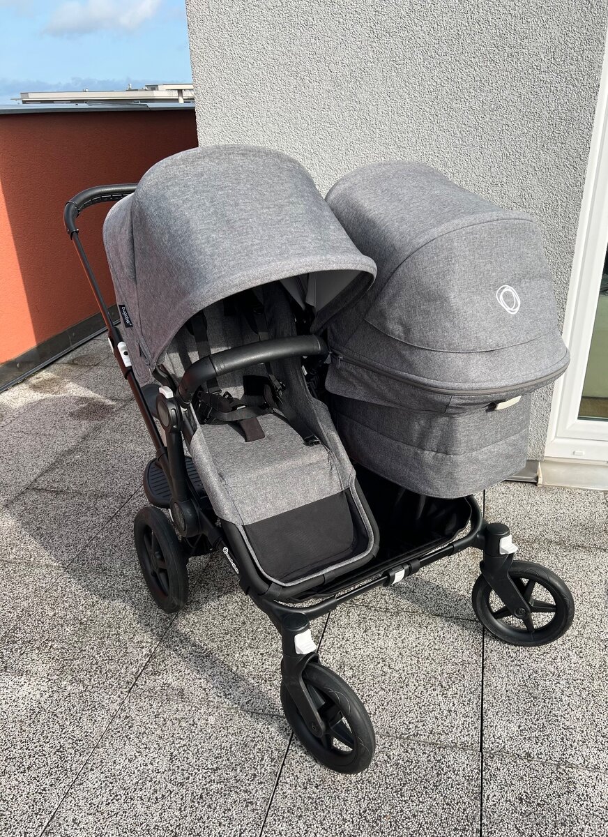 Bugaboo Donkey 5 Duo Melange Grey/Black