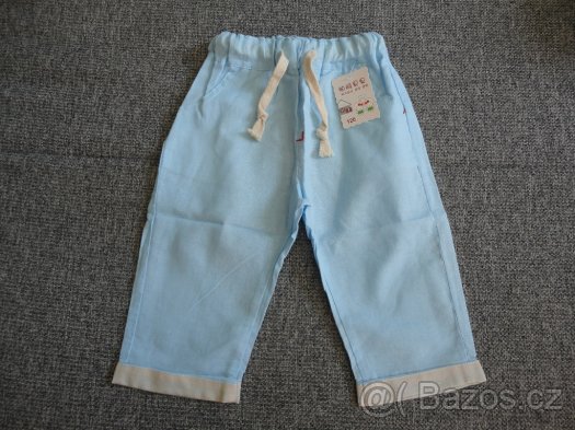 Lněné 3/4 kraťasy, vel. CN 120 (cca EUR 110)