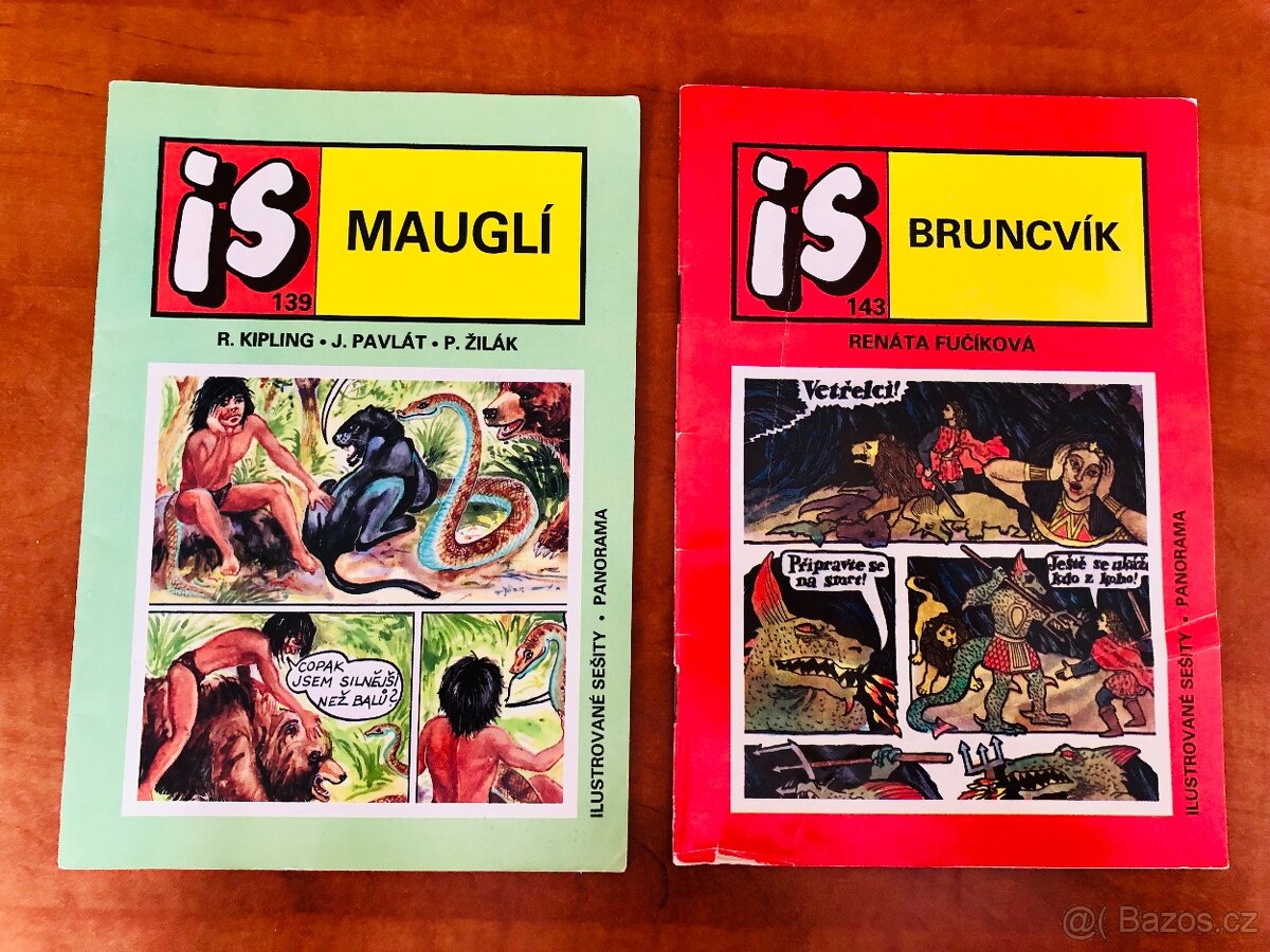 Komiksové sešity Mauglí a Bruncvík