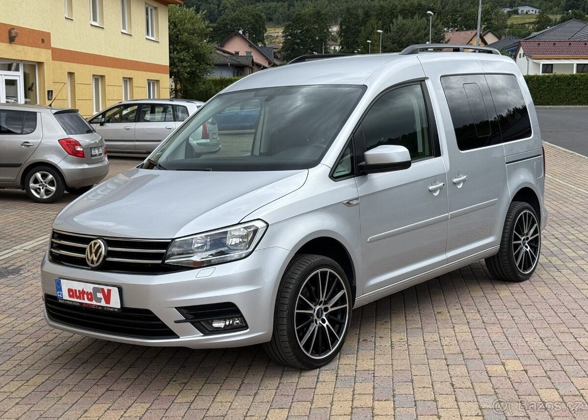 VW CADDY IV 2.0 TDI 75kW-2018-146.531KM-AC,VÝHŘEV,APP-DPH-