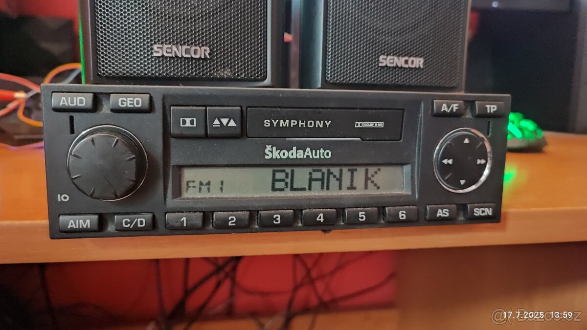 📻 Škoda Symphony – originálnà rádio ✅