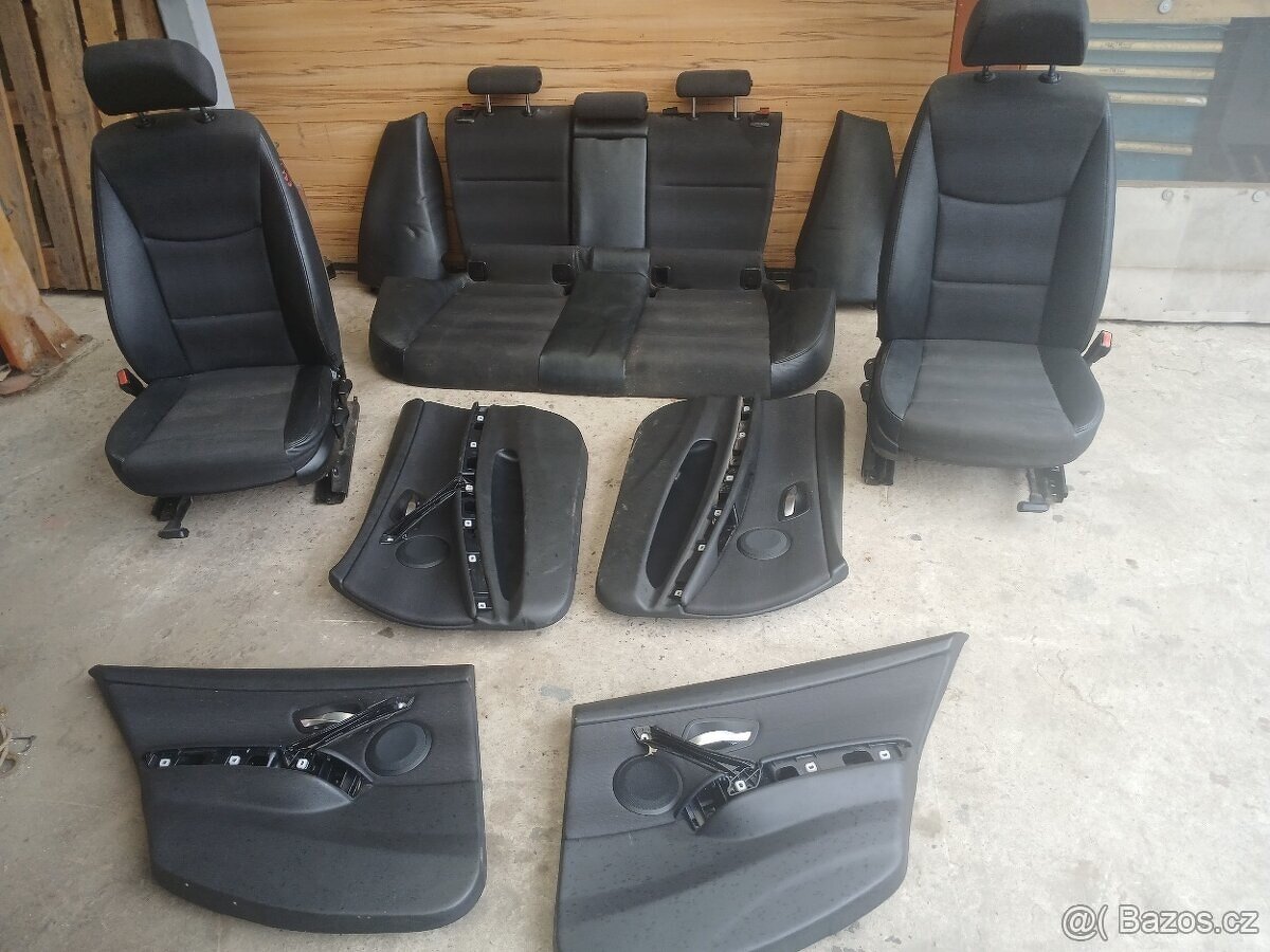 Bmw e91 polokozeny interiér