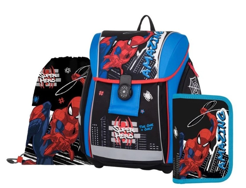 Školní Aktovka Premium Light  Spider-man 3ks SET OXYBAG