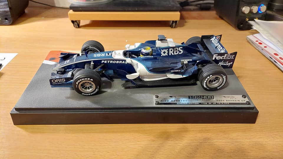 F1 Williams 2006, GP Bahrain, Nico Rosberg - vyměním