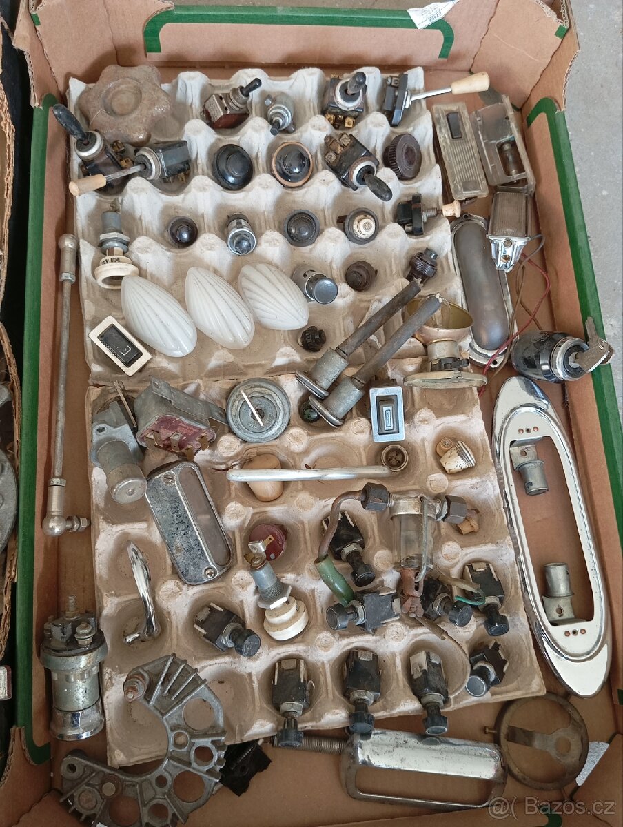 Staré díly škoda Tatra Praga Jawa aj