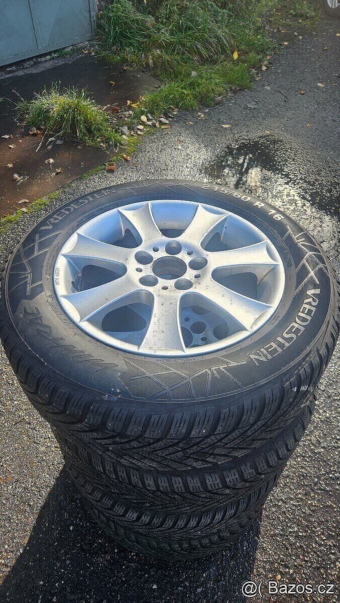 Sada Alu kol 5x112 s zimní 215/60/16 značka vredstein