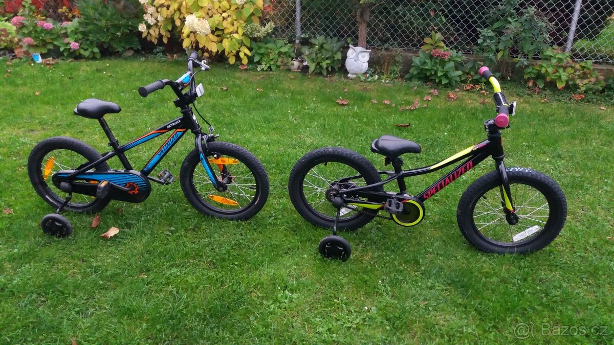 Lehké kola Specialized Riprock a Hotrock 16" můžu POSLAT Al