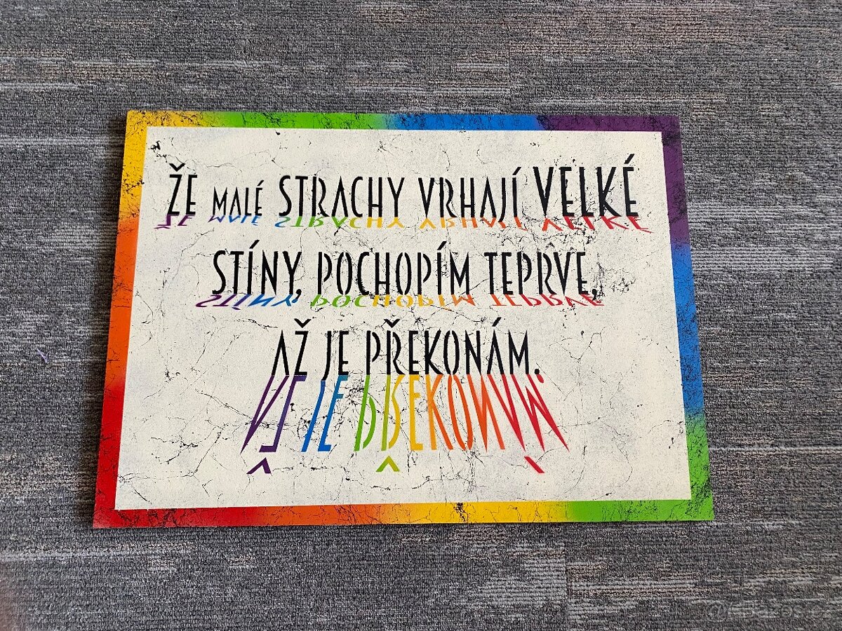 Putovní obraz (63x45 cm) na zeď i postavení