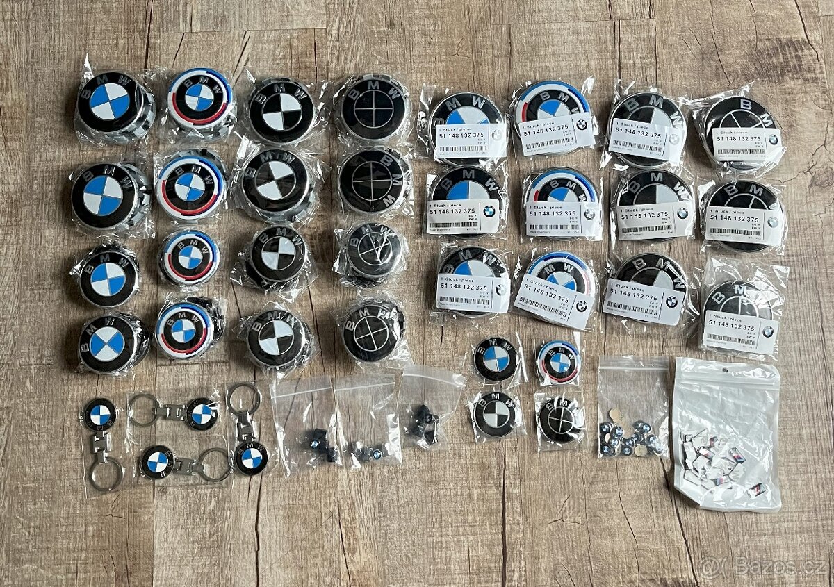 BMW ZNAKY, LOGA , EMBLÉMY, KRYTY.....